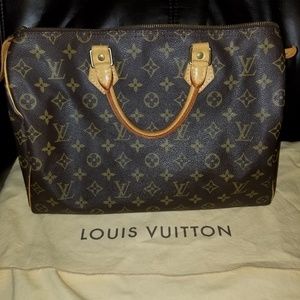 Louis Vuitton monogram speedy 35